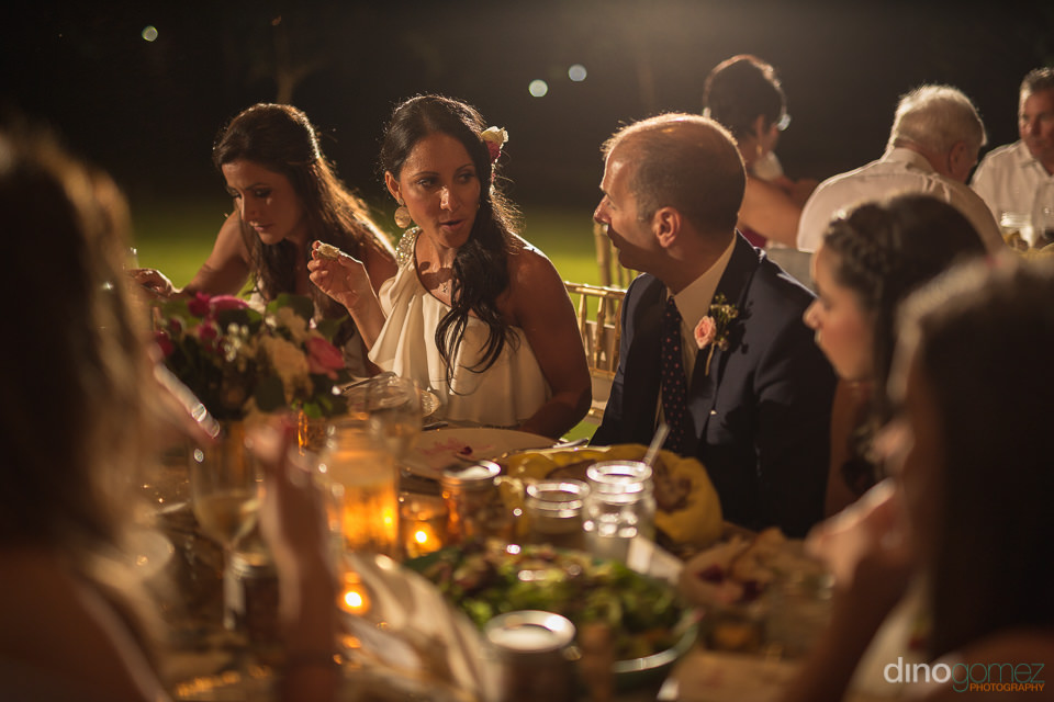 Wedding Dinner At Flora Farm From Los Cabos Wedding Photographer