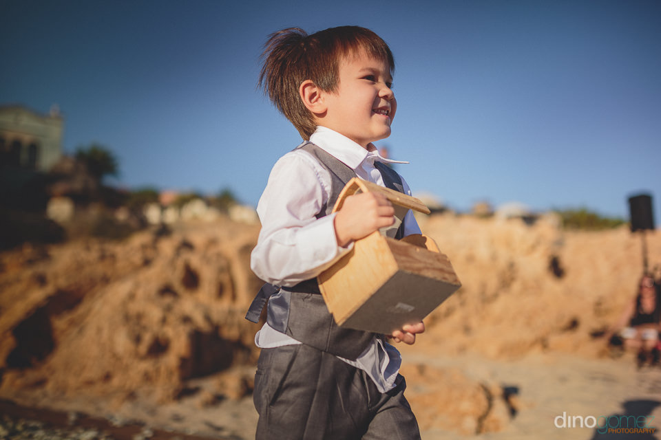 Young Boy Delivers the Wedding Rings