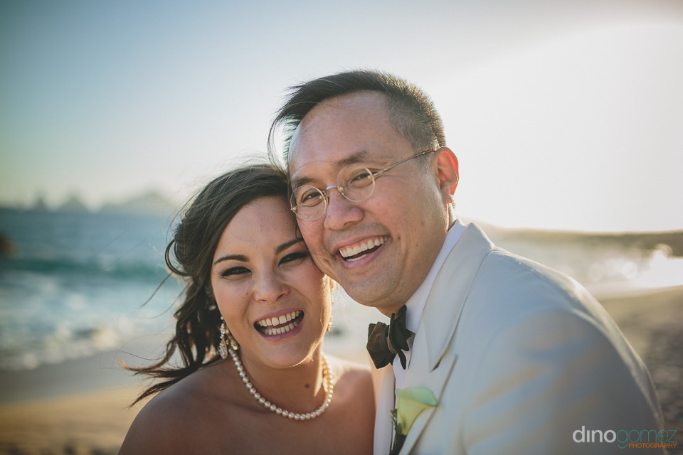 Cabo Photographer Dino Gomez With Happy Newlyweds