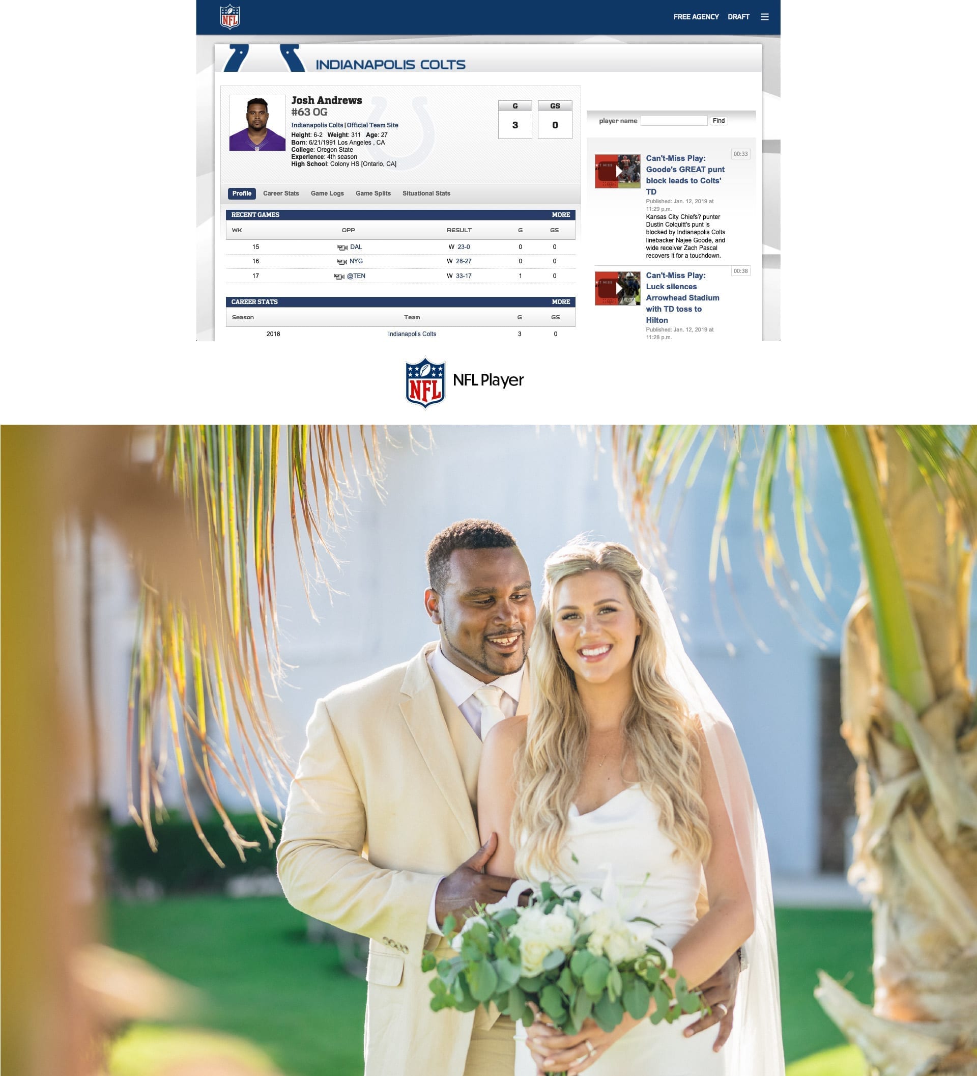 Nfl Player Wedding Photographer In Cabo