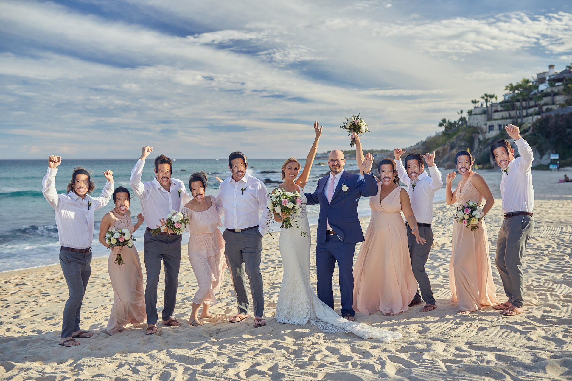 Luxury Weddings In Los Cabos With Lionel Richie Clones On The Be Luxury Weddings In Los Cabos With Lionel Richie Clones On The Beach