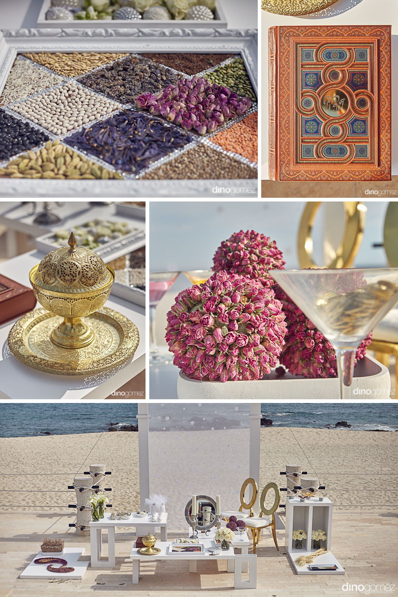persian wedding traditions like rice and honey by cabo wedding photographer - NF